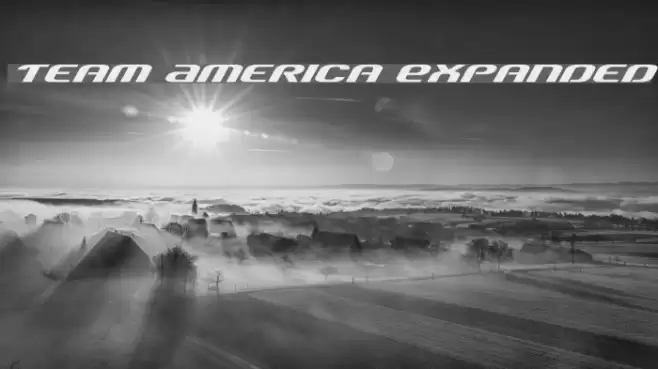 Team America Expanded Font examples