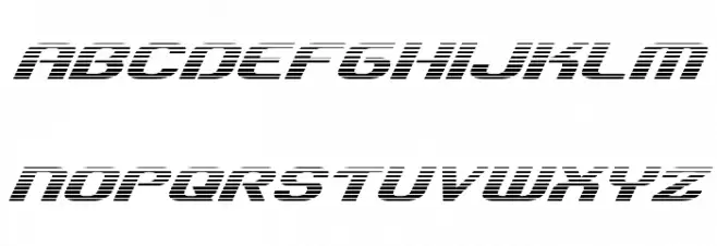 Team America Gradient Caratteri MINUSCOLO