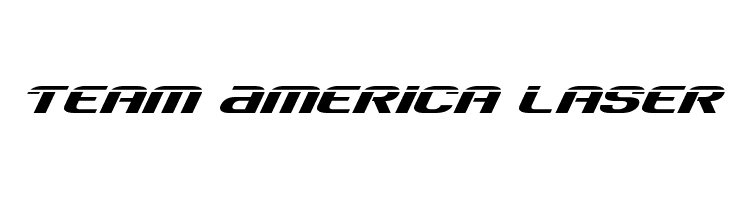 Team America Laser  font caratteri gratis