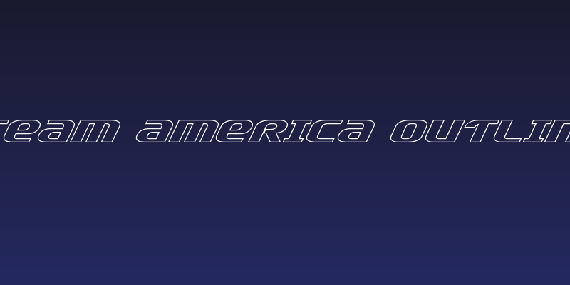 Team America Outline Social Header