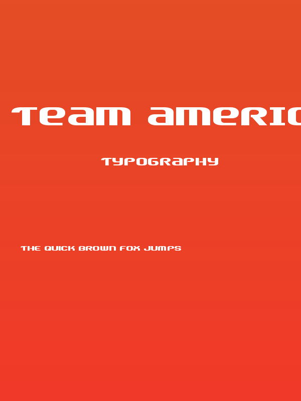 Team America Straight Poster