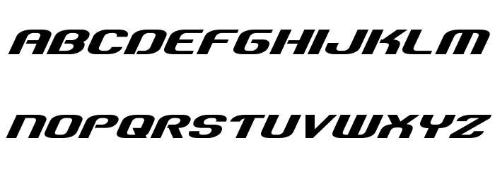 Team America Font LOWERCASE