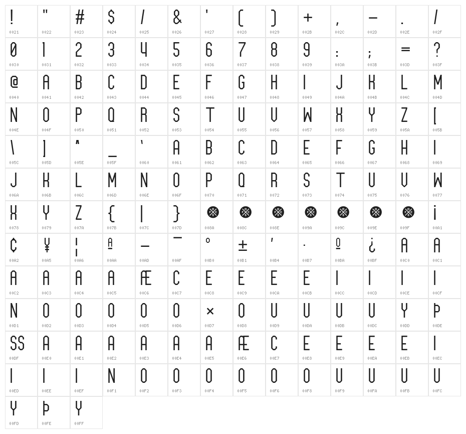 Team Athletics Freeware Character Map