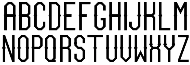 Team Captain Regular Font LOWERCASE