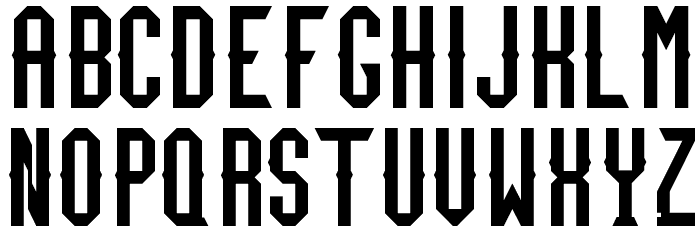 Team Fury Regular Font LOWERCASE