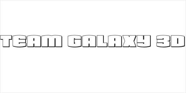 Team Galaxy 3D Logo