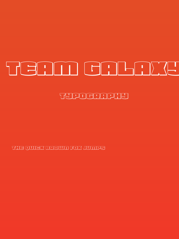 Team Galaxy 3D Poster