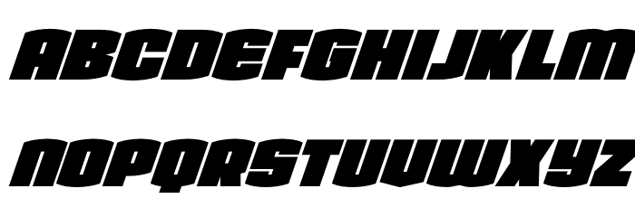 Team Galaxy Condensed SuperIta Font LOWERCASE
