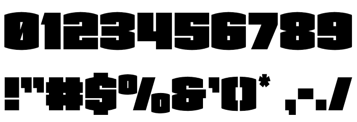 Team Galaxy Condensed Font OTHER CHARS