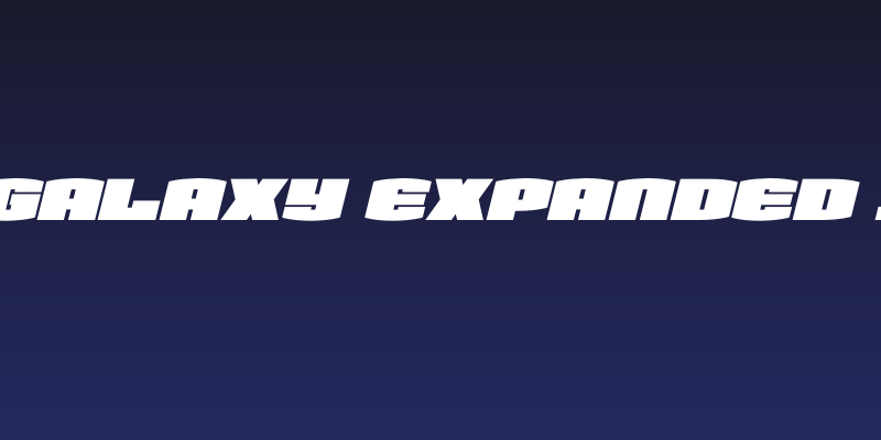 Team Galaxy Expanded Italic Social Header