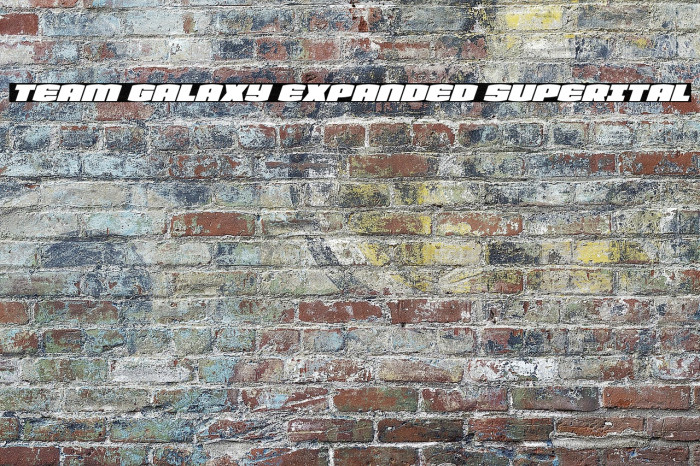 Team Galaxy Expanded SuperItal Example 1