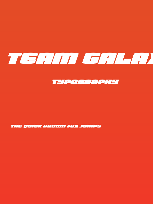 Team Galaxy Expanded SuperItal Poster