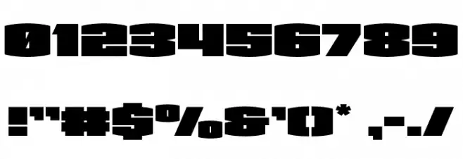 Team Galaxy Expanded Font OTHER CHARS