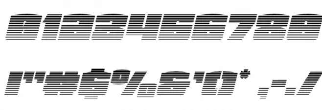 Team Galaxy Gradient 2 Italic Font OTHER CHARS