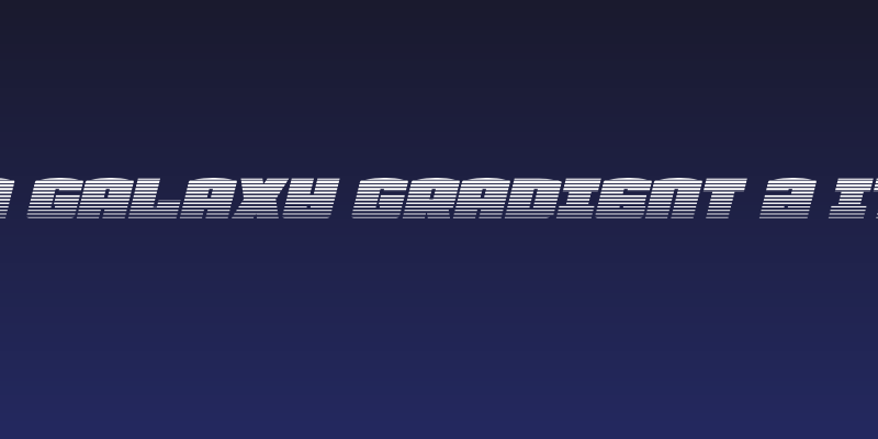 Team Galaxy Gradient 2 Italic Social Header