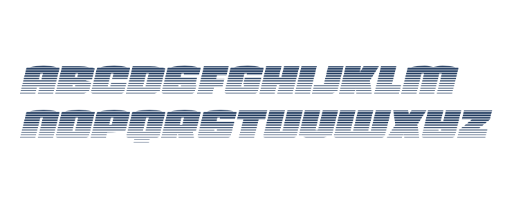 Team Galaxy Gradient 2 Italic Lowercase