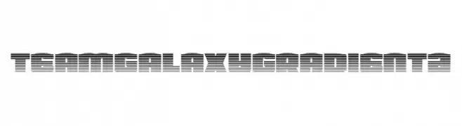 Team Galaxy Gradient 2  font caratteri gratis