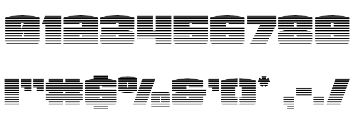 Team Galaxy Gradient 2 Font OTHER CHARS