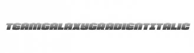 Team Galaxy Gradient Italic  baixar fontes gratis