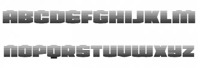 Team Galaxy Gradient フォント 小文字