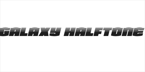Team Galaxy Halftone Italic Logo