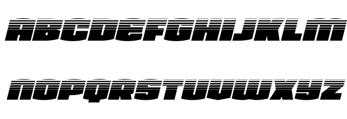 Team Galaxy Halftone Italic Font LOWERCASE