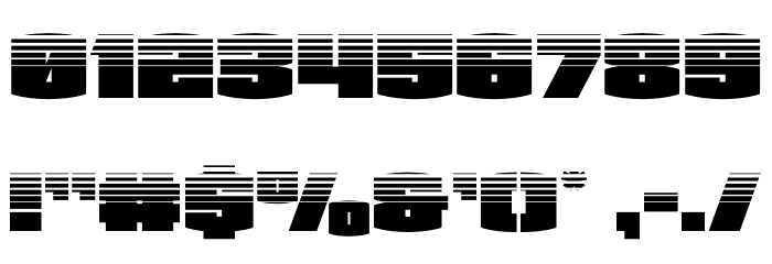 Team Galaxy Halftone Font OTHER CHARS