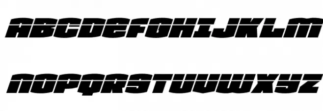 Team Galaxy Laser Super-Italic Шрифта ВЕРХНИЙ