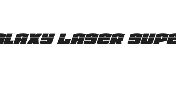 Team Galaxy Laser Super-Italic Logo