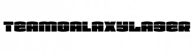 Team Galaxy Laser  les polices de caractères gratuit tlcharger