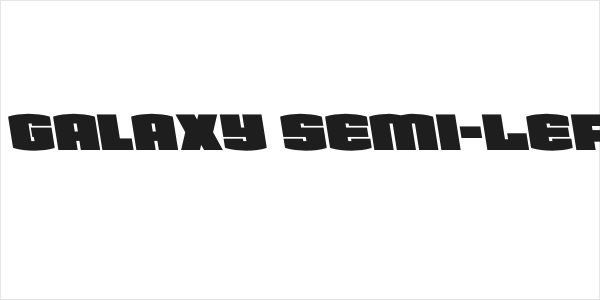 Team Galaxy Semi-Leftalic Logo