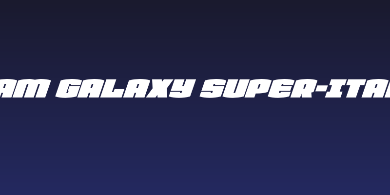 Team Galaxy Super-Italic Social Header