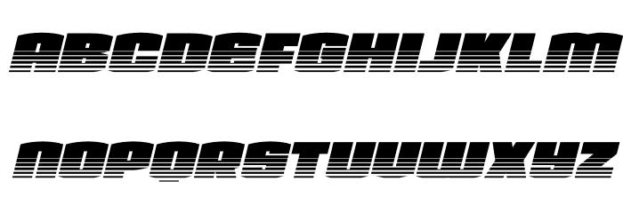 Team Galaxy Twotone Italic Font LOWERCASE