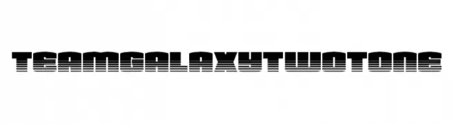 Team Galaxy Twotone  Frei Schriftart Herunterladen