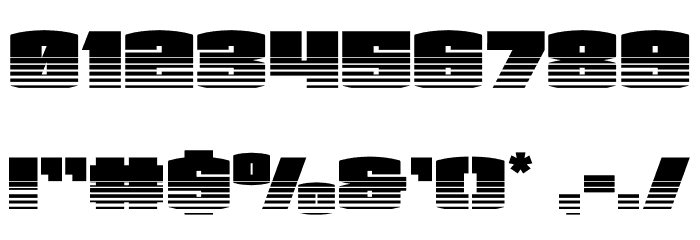 Team Galaxy Twotone Font OTHER CHARS