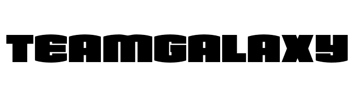 Team Galaxy  Скачать бесплатные шрифты