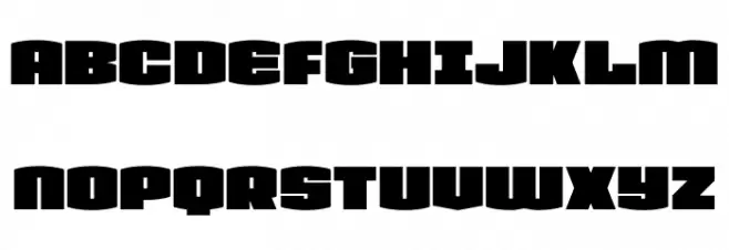 Team Galaxy Schriftart Groß