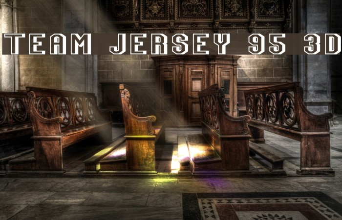 Team Jersey 95 3D Example 2