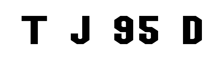 Team Jersey 95 Demo  免费字体下载
