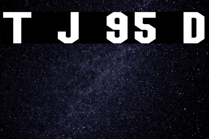 Team Jersey 95 Demo Font examples
