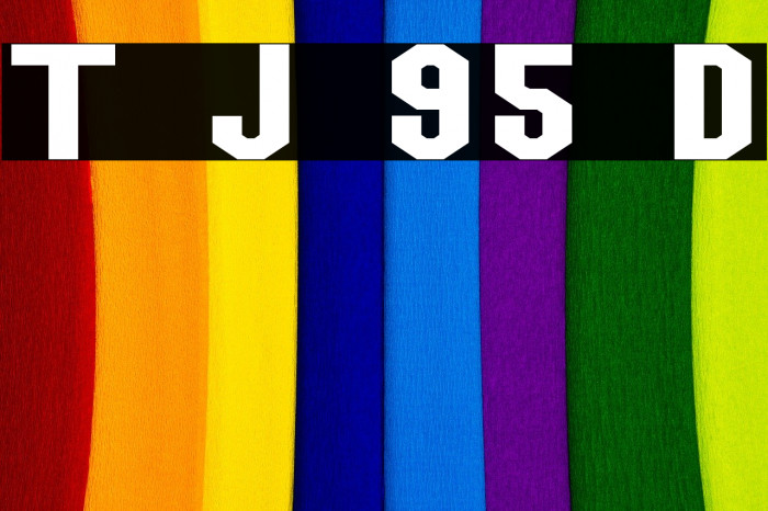 Team Jersey 95 Demo Font examples