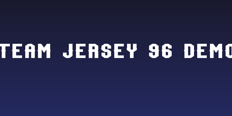 Team Jersey 96 Demo Social Header