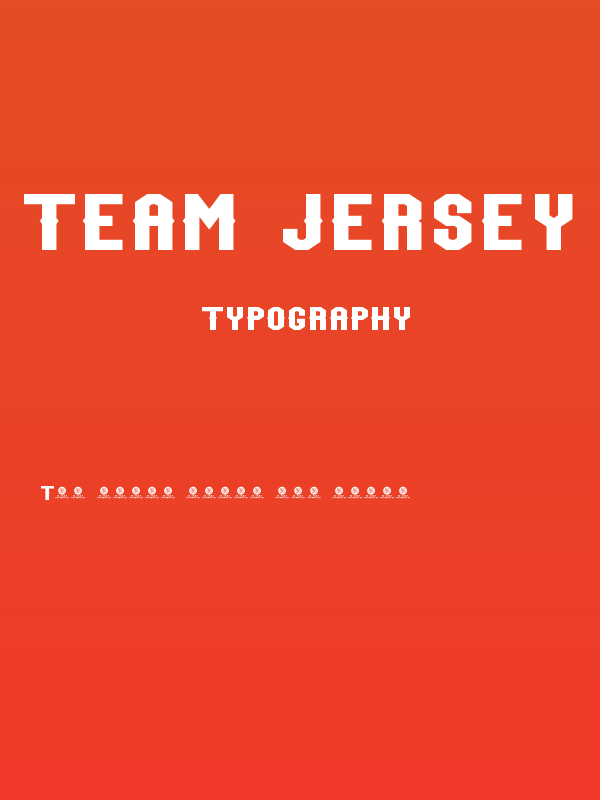 Team Jersey 97 Poster