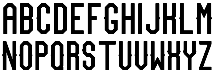 Team MVP Font LOWERCASE