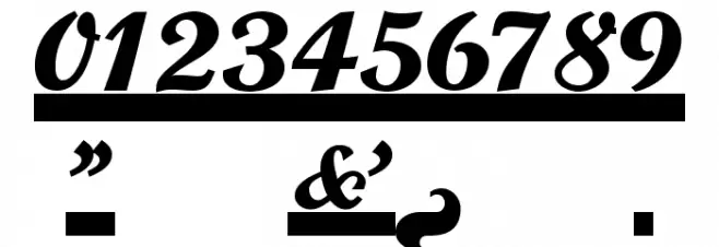 Team Spirit NF Font OTHER CHARS