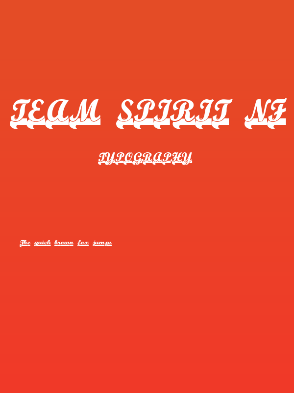 Team Spirit NF Poster