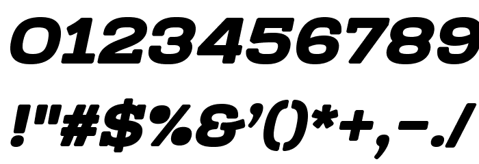 TeamWork-Italic Font OTHER CHARS