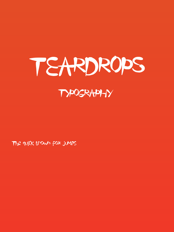 TearDrops Poster
