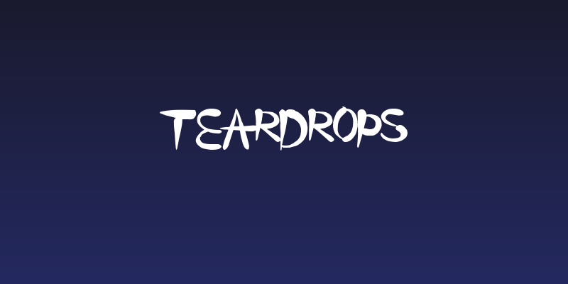 TearDrops Social Header