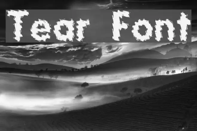 Tear フォント examples